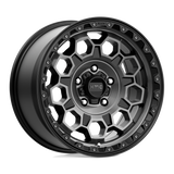17X9 KMC KM545 TREK SATIN BLACK W/ GRAY TINT 5X127