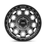 17X9 KMC KM545 TREK SATIN BLACK W/ GRAY TINT 5X127