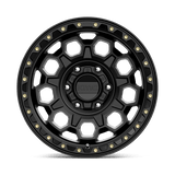 17X9 KMC KM545 TREK SATIN BLACK 6X120
