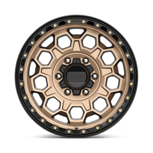 17X9 KMC KM545 TREK MATTE BRONZE W/ BLACK LIP 6X139.7