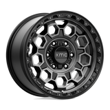 17X9 KMC KM545 TREK SATIN BLACK W/ GRAY TINT 6X139.7