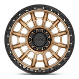 17X9 KMC KM547 CARNAGE MATTE BRONZE W/ BLACK LIP 5X127