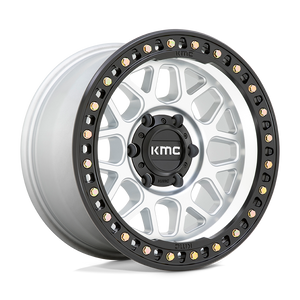 20X9 KMC KM549 GRS RIMS - MACHINED W/ SATIN BLACK LIP 6X139.7