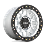 20X9 KMC KM549 GRS RIMS - MACHINED W/ SATIN BLACK LIP 8X180