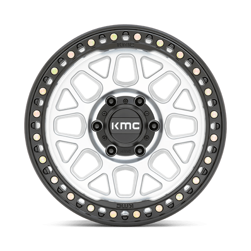 18X9 KMC KM549 GRS RIMS - MACHINED W/ SATIN BLACK LIP 6X139.7