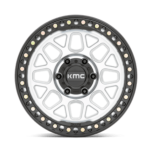 17X8.5 KMC KM549 GRS RIMS - MACHINED W/ SATIN BLACK LIP 6X139.7