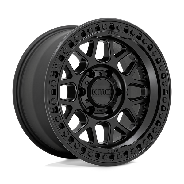 18X9 KMC KM549 GRS RIMS - SATIN BLACK 5X127