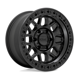 17X8.5 KMC KM549 GRS RIMS -  SATIN BLACK 6X139.7