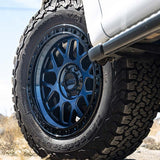 20X9 KMC KM549 GRS RIMS - MIDNIGHT BLUE W/ G-BLACK LIP 6X139.7