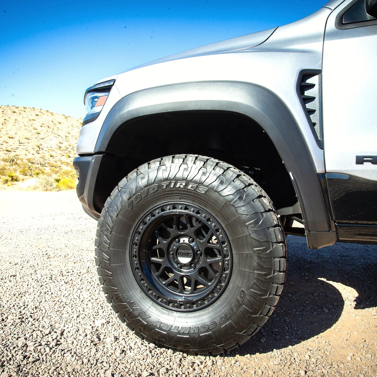 17X9 KMC KM549 GRS RIMS - SATIN BLACK 8X180