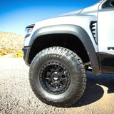 17X8.5 KMC KM549 GRS RIMS - SATIN BLACK 8X180