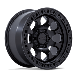 17X9 KMC KM550 RIOT SBL SATIN BLACK 6X139.7