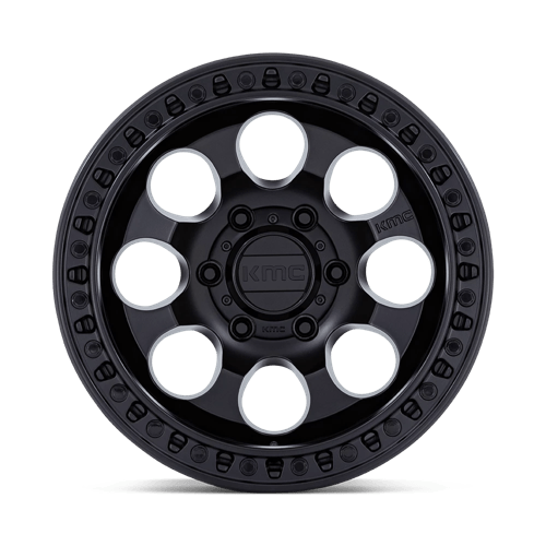 17X9 KMC KM550 RIOT SBL SATIN BLACK 6X135