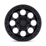 17X9 KMC KM550 RIOT SBL SATIN BLACK 6X135