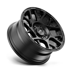 17X8 KMC KM708 BULLY SATIN BLACK 5X120