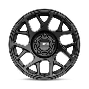 17X8 KMC KM708 BULLY SATIN BLACK 5X120