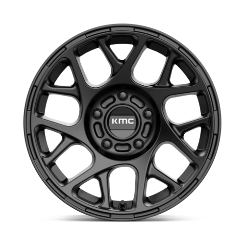 17X8 KMC KM708 BULLY SATIN BLACK 5X112