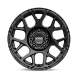 17X8 KMC KM708 BULLY SATIN BLACK 5X112