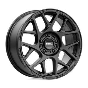 17X8 KMC KM708 BULLY SATIN BLACK 5X114.3