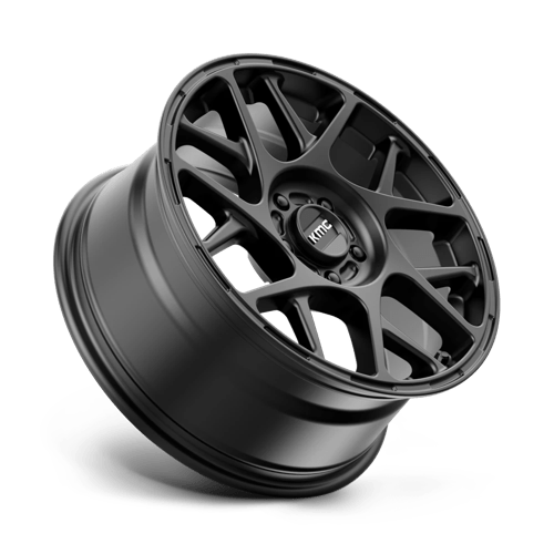 17X8 KMC KM708 BULLY SATIN BLACK 5X110
