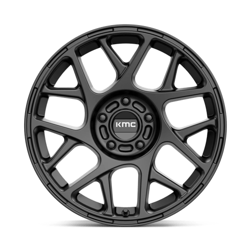 17X8 KMC KM708 BULLY SATIN BLACK 5X114.3