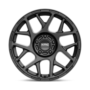 17X8 KMC KM708 BULLY SATIN BLACK 5X114.3