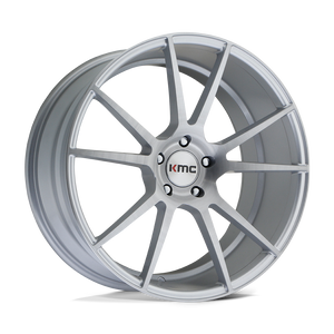 20X10 KMC KM709 FLUX BRUSHED SILVER 5X114.3