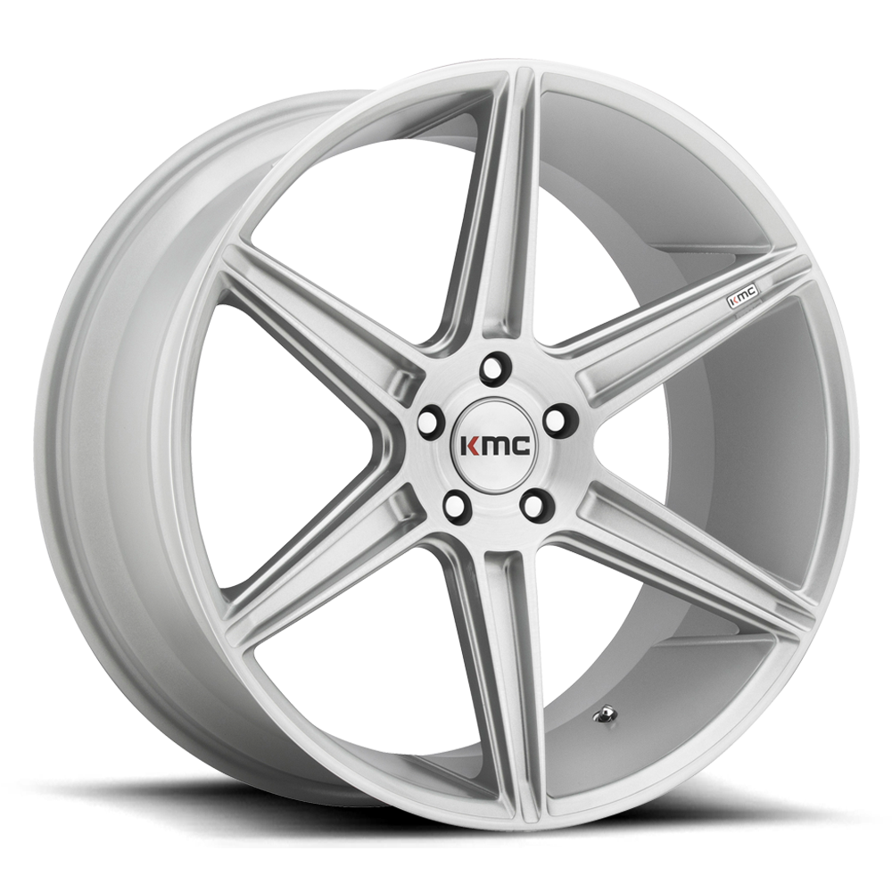20X10.5 KMC KM711 PRISM BRUSHED SILVER 5X114.3