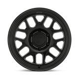 16X8 KMC KM717 BULLY OL SATIN BLACK 5X127