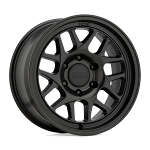 17X8.5 KMC KM717 BULLY OL SATIN BLACK 6X120