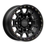 16X8 KMC KM718 SUMMIT SATIN BLACK 6X120
