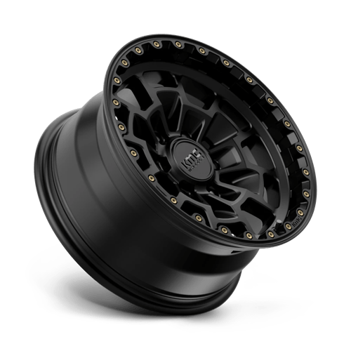 16X8 KMC KM718 SUMMIT SATIN BLACK 6X139.7