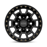 16X8 KMC KM718 SUMMIT SATIN BLACK 6X120