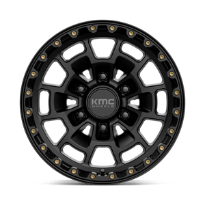 16X8 KMC KM718 SUMMIT SATIN BLACK 6X120
