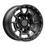 17X8.5 KMC KM718 SUMMIT SATIN BLACK 5X150