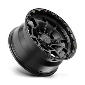 17X8.5 KMC KM718 SUMMIT SATIN BLACK 5X127