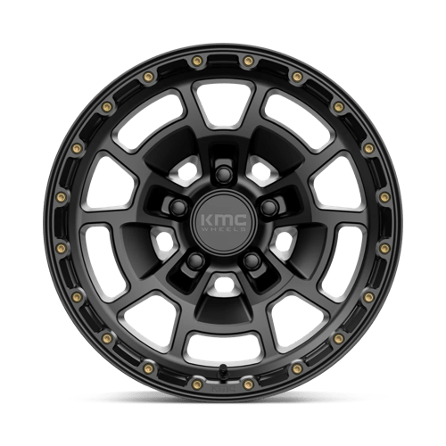 17X8.5 KMC KM718 SUMMIT SATIN BLACK 5X127