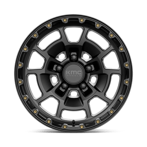 17X8.5 KMC KM718 SUMMIT SATIN BLACK 5X127