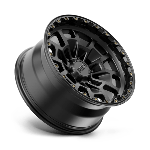 17X8.5 KMC KM718 SUMMIT SATIN BLACK 6X139.7