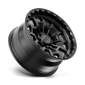 17X8.5 KMC KM718 SUMMIT SATIN BLACK 6X139.7
