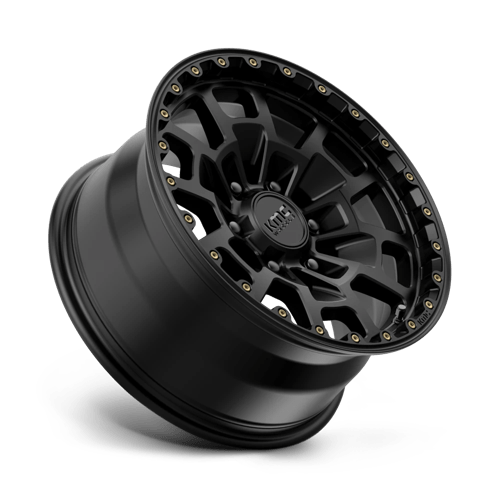 17X8.5 KMC KM718 SUMMIT SATIN BLACK 6X135