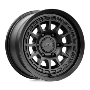 16X8 KMC KM719 CANYON SATIN BLACK 6X139.7