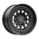 17X8 KMC KM719 CANYON SATIN BLACK 6X139.7