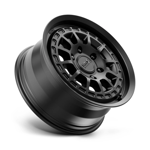 17X8 KMC KM719 CANYON SATIN BLACK 6X139.7