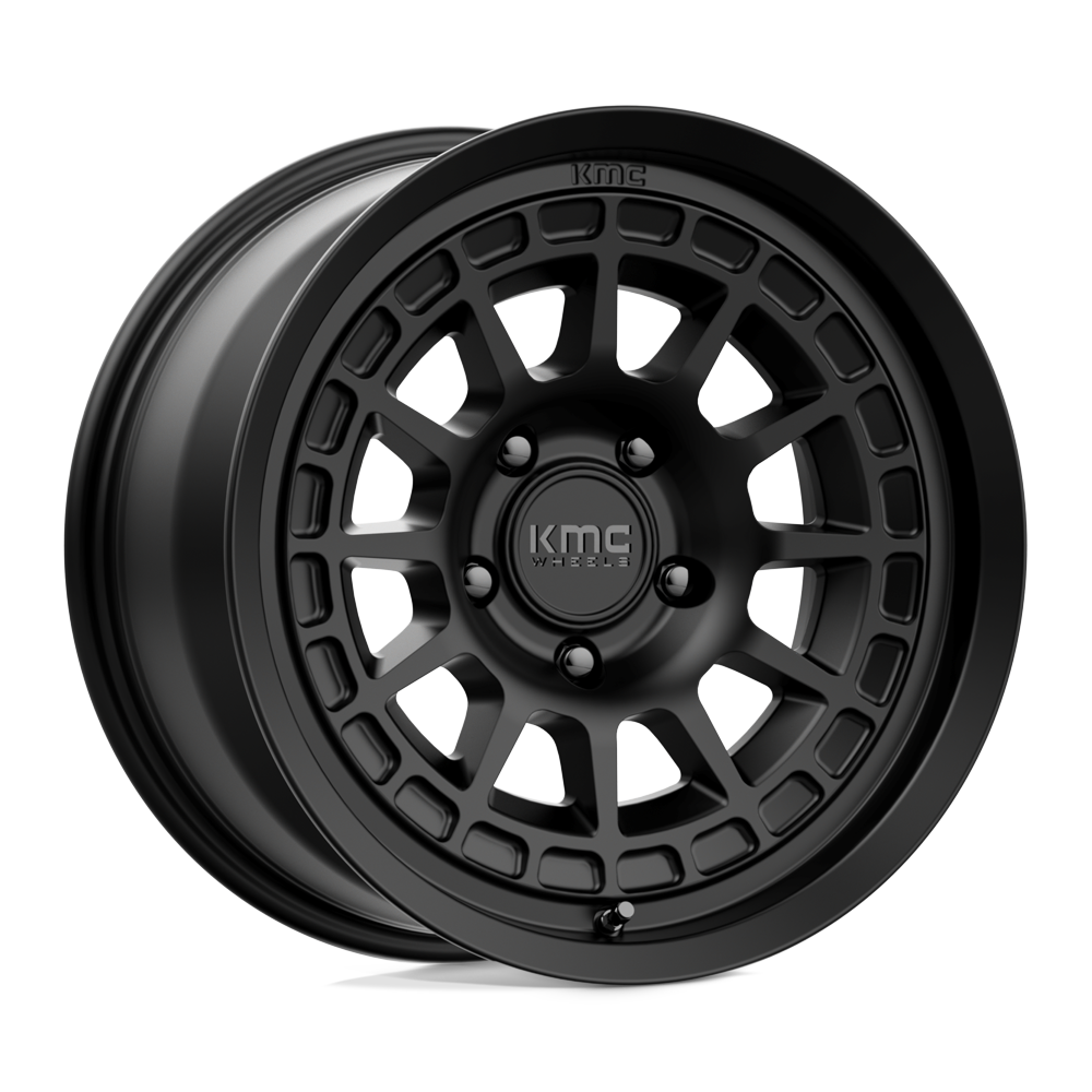 17X8.5 KMC KM719 CANYON SATIN BLACK 5X127
