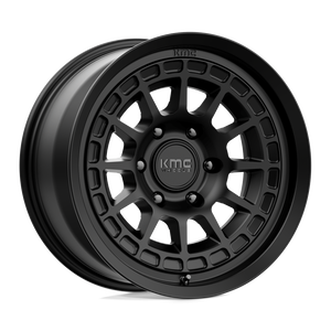 17X8.5 KMC KM719 CANYON SATIN BLACK 6X139.7