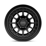 17X8.5 KMC KM719 CANYON SATIN BLACK 6X135