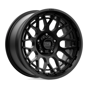 18X9 KMC KM722 TECHNIC SATIN BLACK 5X127