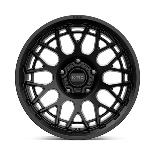 17X8.5 KMC KM722 TECHNIC SATIN BLACK 5X127