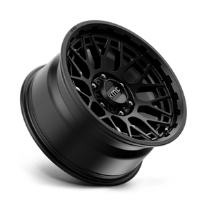 17X8.5 KMC KM722 TECHNIC SATIN BLACK 6X139.7